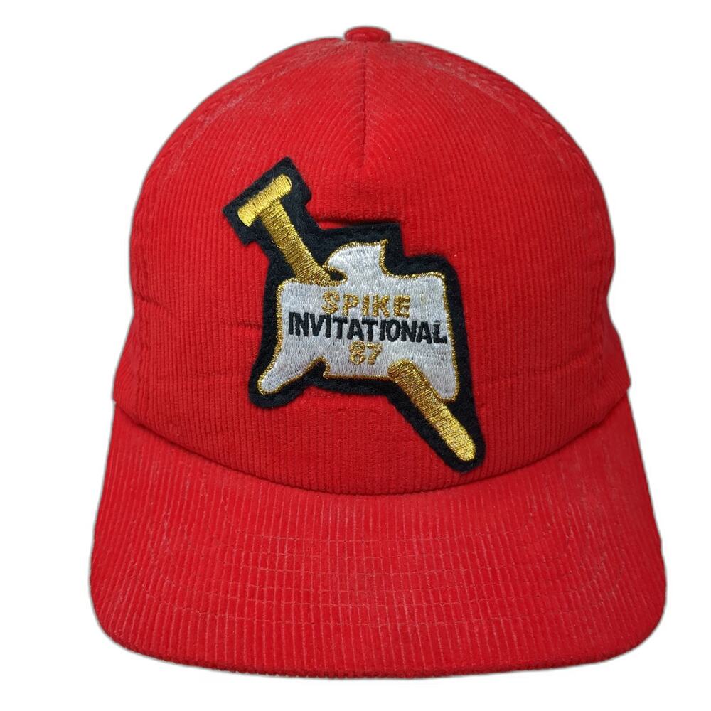 Sportcap 5 Panel Red Hat OS Corduroy Spike Invitational 87 Strapback Vintage